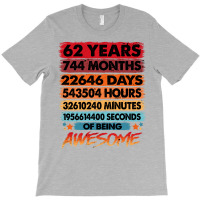 62nd Birthday  62 Years Old Vintage Birthday 70s T-shirt | Artistshot