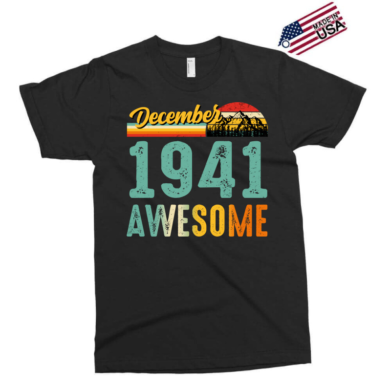 December 1941 Birthday Gift  Vintage December 1941 Exclusive T-shirt | Artistshot