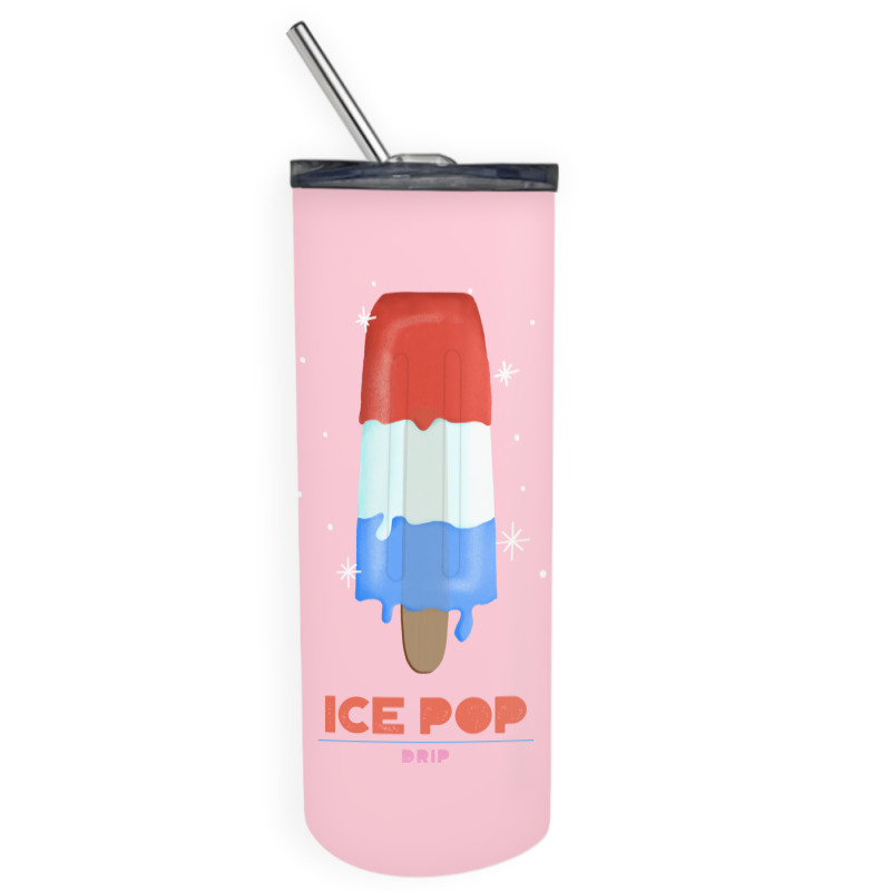 Ice Pop Drip Humor Skinny Tumbler | Artistshot