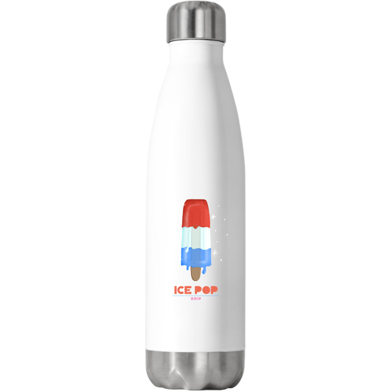 Ice Pop Drip Humor Stainless Steel Water Bottle | Artistshot