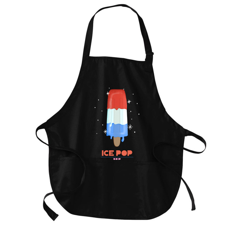 Ice Pop Drip Humor Medium-length Apron | Artistshot