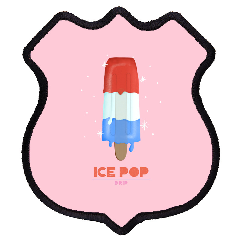 Ice Pop Drip Humor Shield Patch | Artistshot