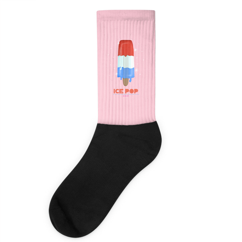 Ice Pop Drip Humor Socks | Artistshot