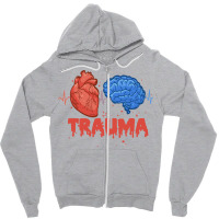 Arkham Trauma Nostalgia Zipper Hoodie | Artistshot