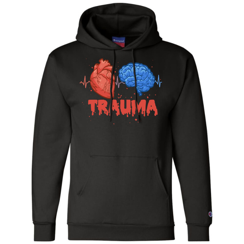 Arkham Trauma Nostalgia Champion Hoodie | Artistshot