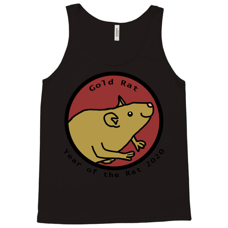 Born Year Of The Gold Rat 2020 Cute Tank Top | Artistshot