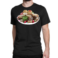 Italian Assorted Colorful Cookie Platter Tray Humo Classic T-shirt | Artistshot