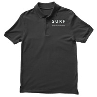 Surf White Nostalgia Men's Polo Shirt | Artistshot