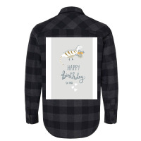 Happy Birthday Print Hipster Flannel Shirt | Artistshot