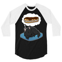 Belgian Sheepdog Dreaming About Eclairs Tumblr 3/4 Sleeve Shirt | Artistshot