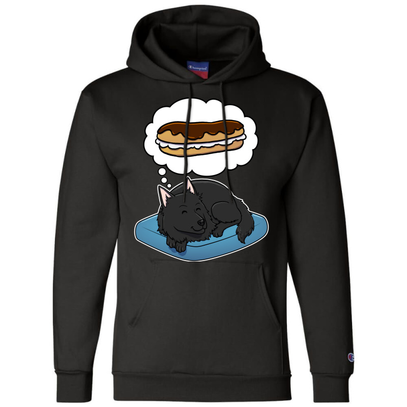 Belgian Sheepdog Dreaming About Eclairs Tumblr Champion Hoodie by kaistosylinj | Artistshot