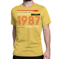 Vintage 1987 Birthday  Limited Edition 1987 Birthd Classic T-shirt | Artistshot