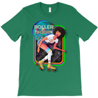 70s Roller Disco Girl Red T-shirt | Artistshot