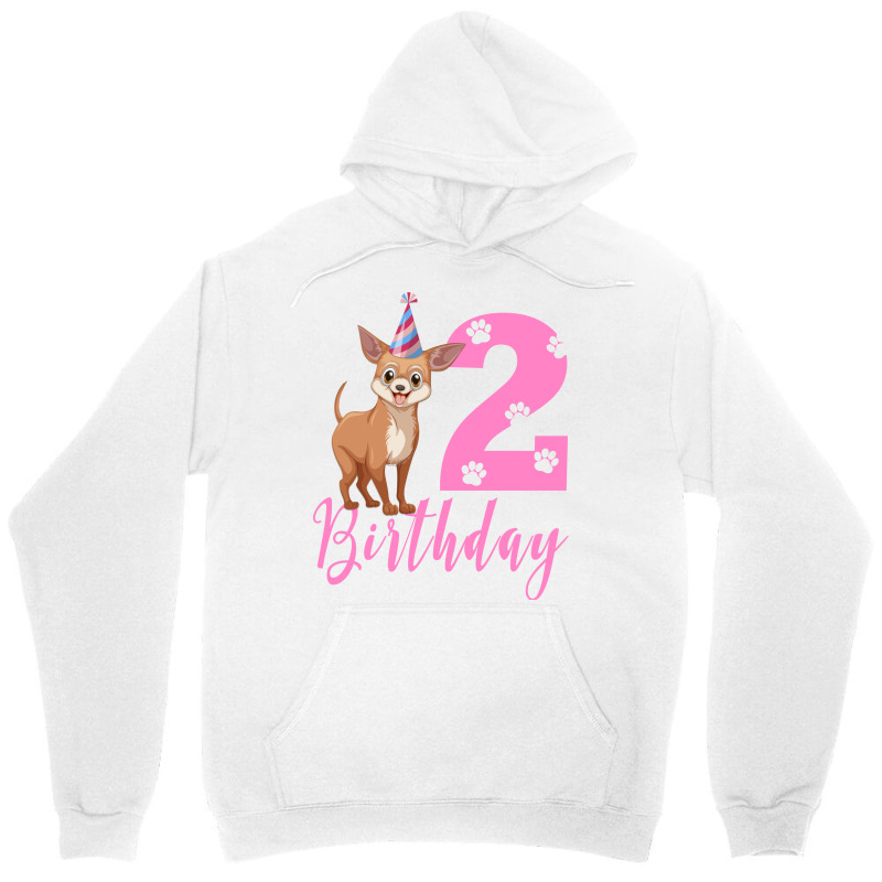 2th Birthday Chihuahua Nostalgia Unisex Hoodie | Artistshot