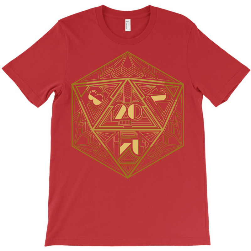 D20 Art Deco Stars T-shirt | Artistshot