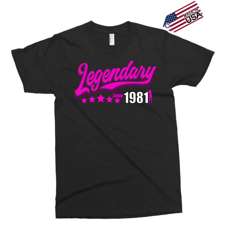 Legendary Since 1981 Pink Boy Exclusive T-shirt | Artistshot