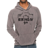 Birthday 9th Funny Vintage Hoodie | Artistshot