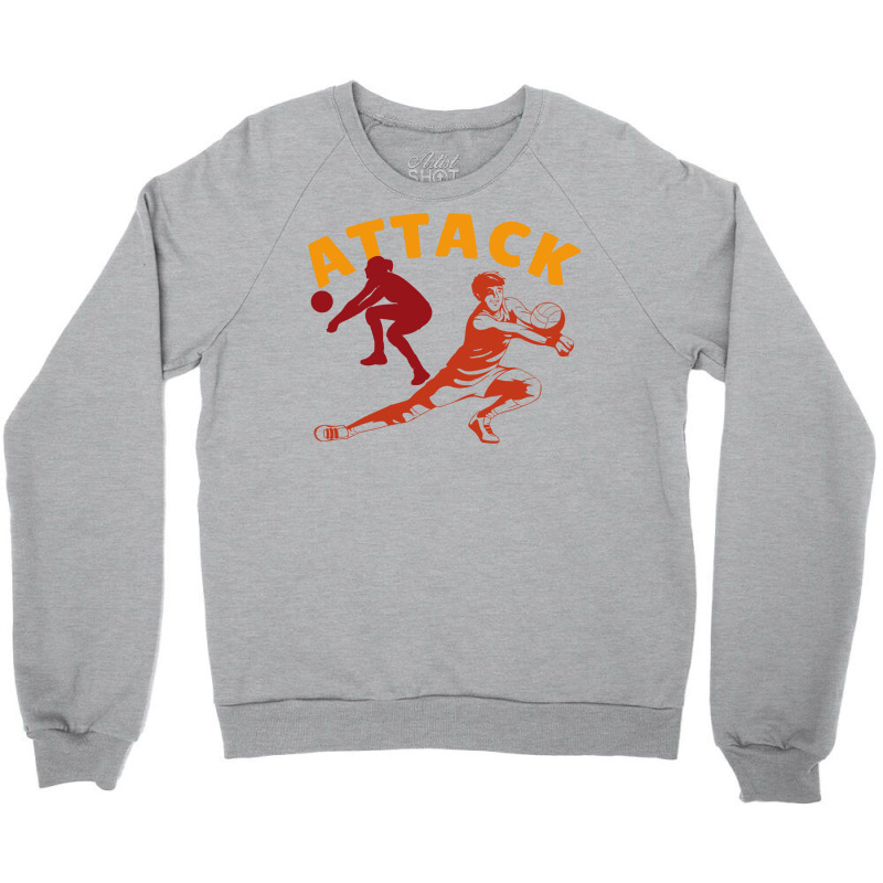 Volleyball Attack 5 Boy Crewneck Sweatshirt by mesapehozajc | Artistshot