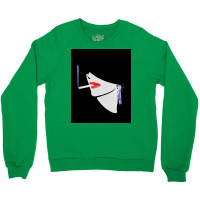 Fashion Illustration Vintage Cigarette Woman 80s R Crewneck Sweatshirt | Artistshot