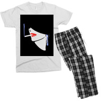 Fashion Illustration Vintage Cigarette Woman 80s R Men's T-shirt Pajama Set | Artistshot