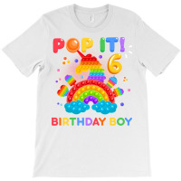 Pop It 6th Birthday Boy Nostalgia T-shirt | Artistshot