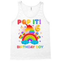 Pop It 6th Birthday Boy Nostalgia Tank Top | Artistshot