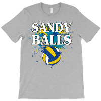 Sandy Balls Beach Volleyball Funny Player Team Aes T-shirt | Artistshot