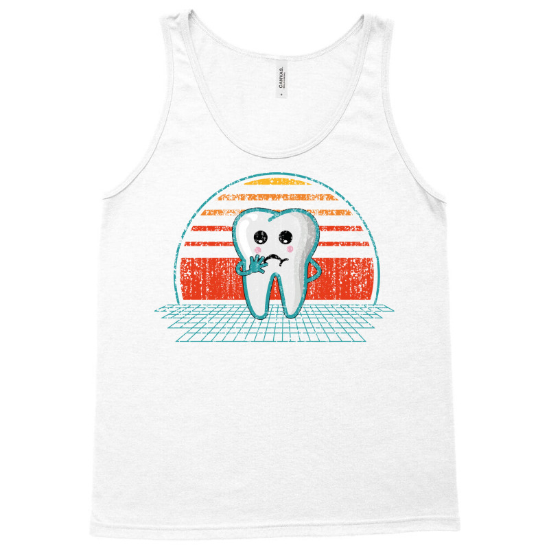 Retro Tooth Dentist Aesthetic Tank Top | Artistshot