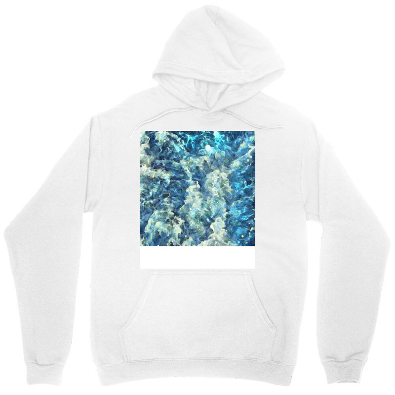 Strong Sea Waves Painting Yellow Unisex Hoodie by horathmheannj | Artistshot