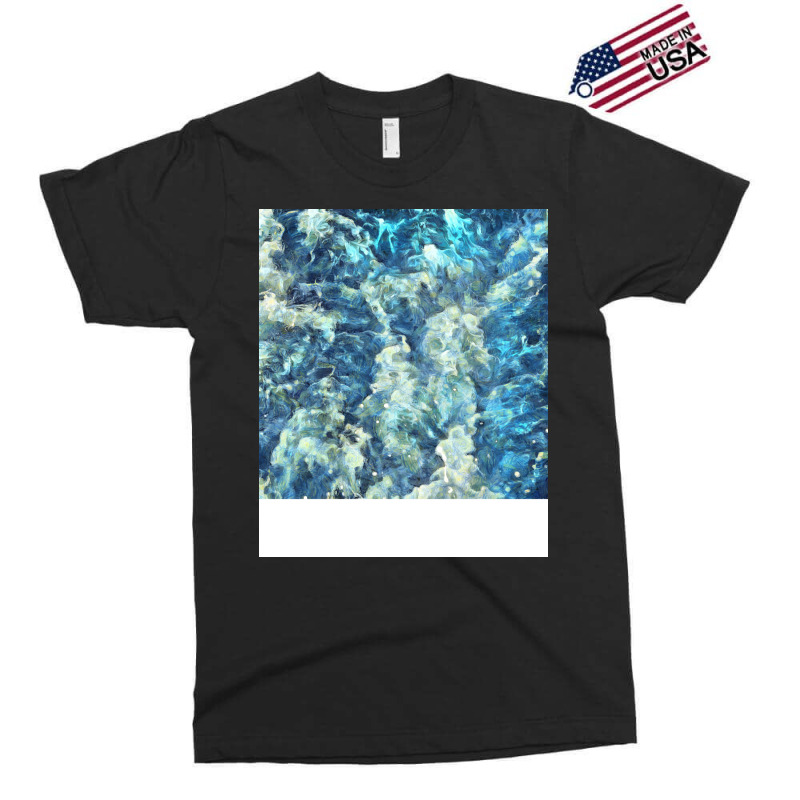 Strong Sea Waves Painting Yellow Exclusive T-shirt by horathmheannj | Artistshot