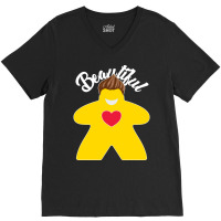 Beautiful Meeple Yellow Yellow V-neck Tee | Artistshot