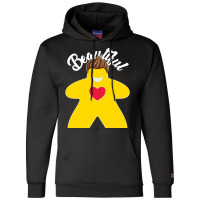 Beautiful Meeple Yellow Yellow Champion Hoodie | Artistshot