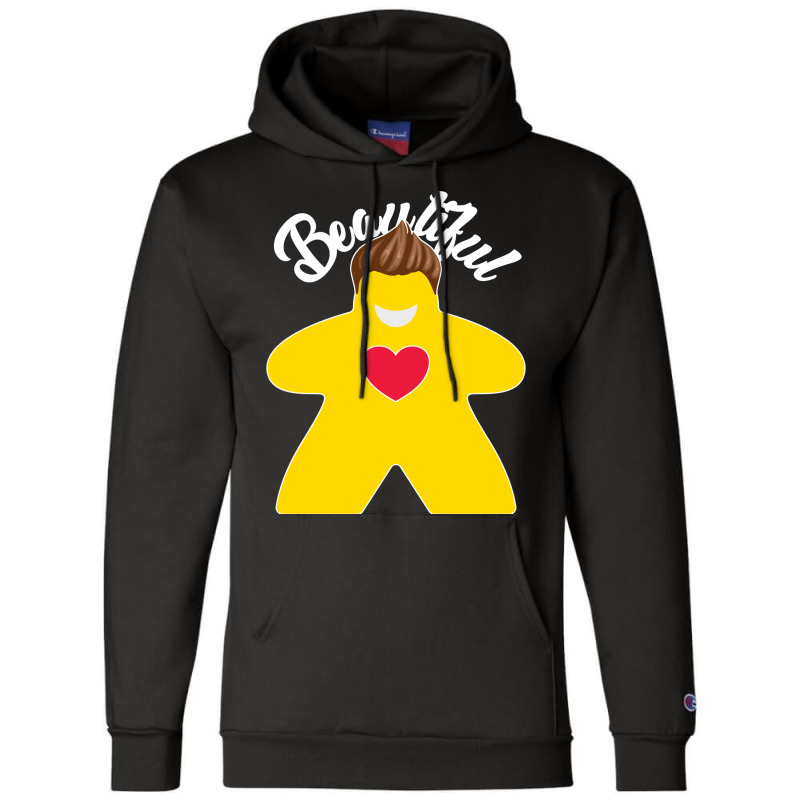 Beautiful Meeple Yellow Yellow Champion Hoodie | Artistshot