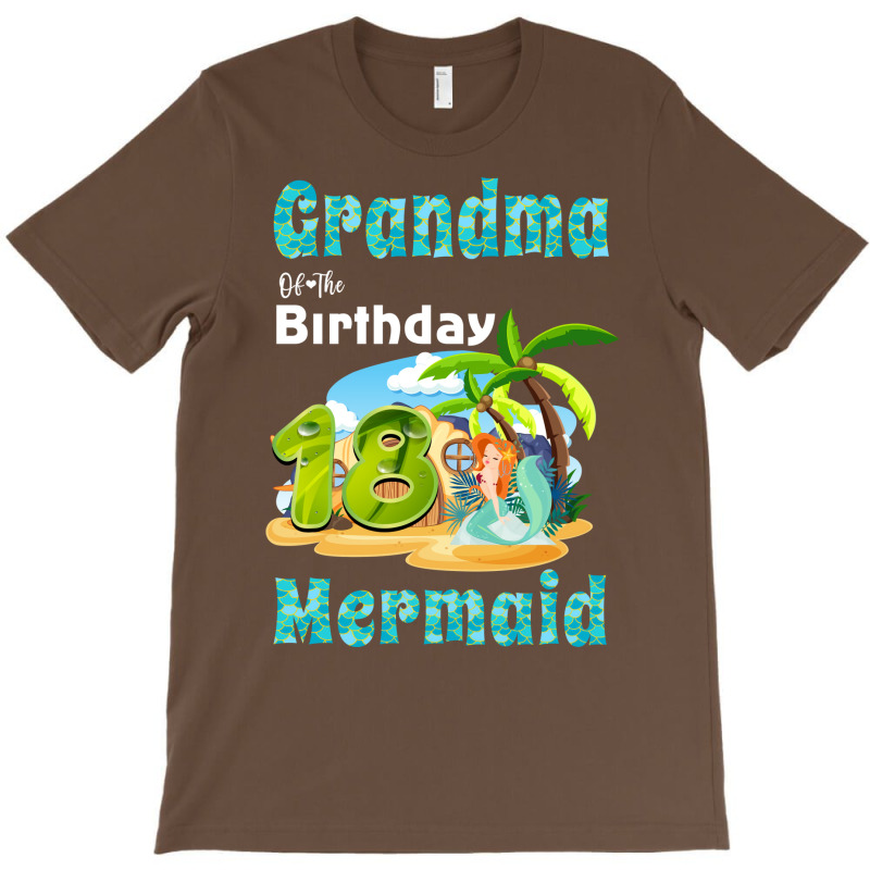 Cute Mermaid Gramma Of The 18th Birthday Hipster T-shirt | Artistshot