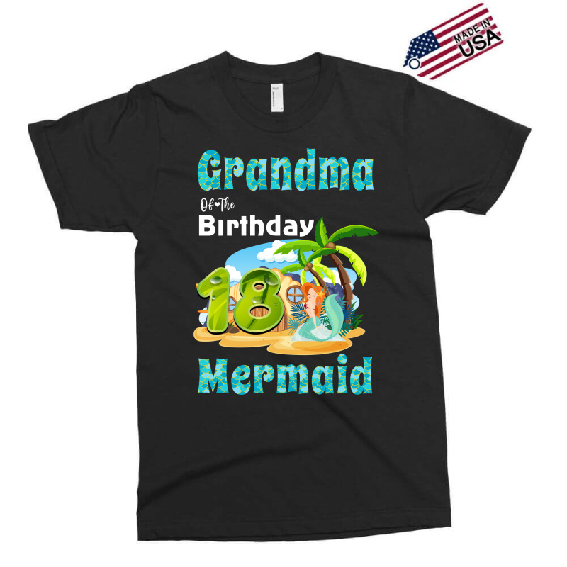 Cute Mermaid Gramma Of The 18th Birthday Hipster Exclusive T-shirt | Artistshot