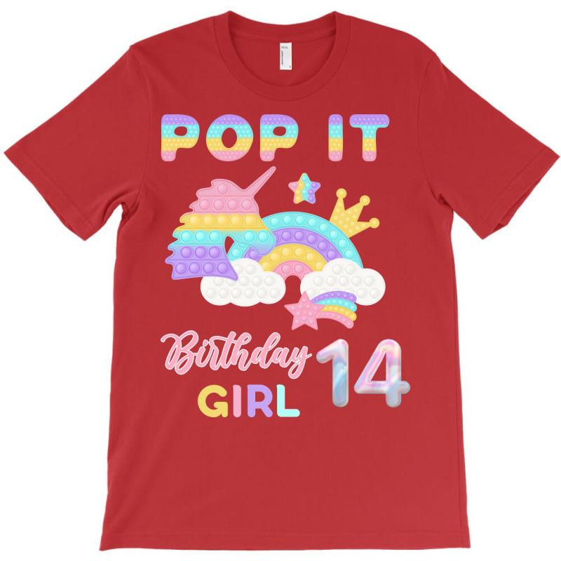 Pop It 14th Birthday Girl Vintage T-shirt | Artistshot