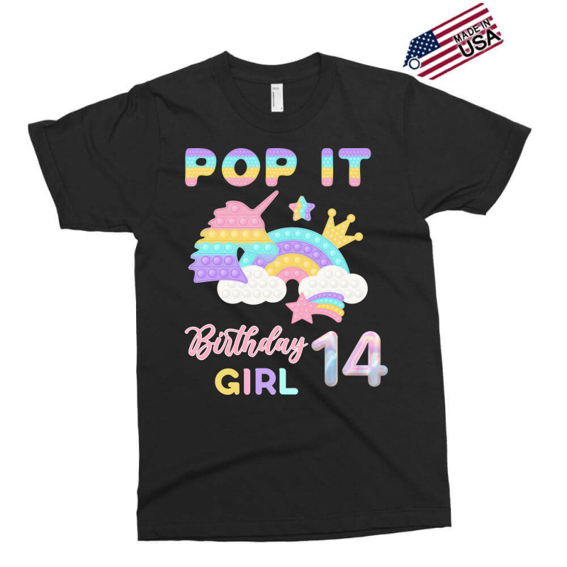 Pop It 14th Birthday Girl Vintage Exclusive T-shirt | Artistshot