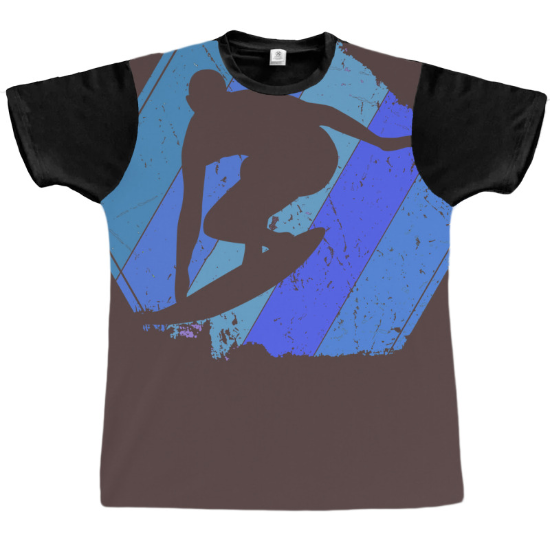 Surfer Surfing Retro Trending Graphic T-shirt by horathmheannj | Artistshot