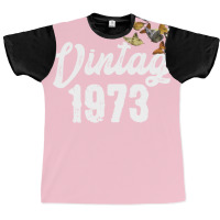 Vintage Legends Were Born In 1973 Birthday Nostalg Graphic T-shirt | Artistshot