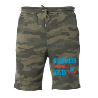 Surfer Wave Rider Retro Fleece Short | Artistshot