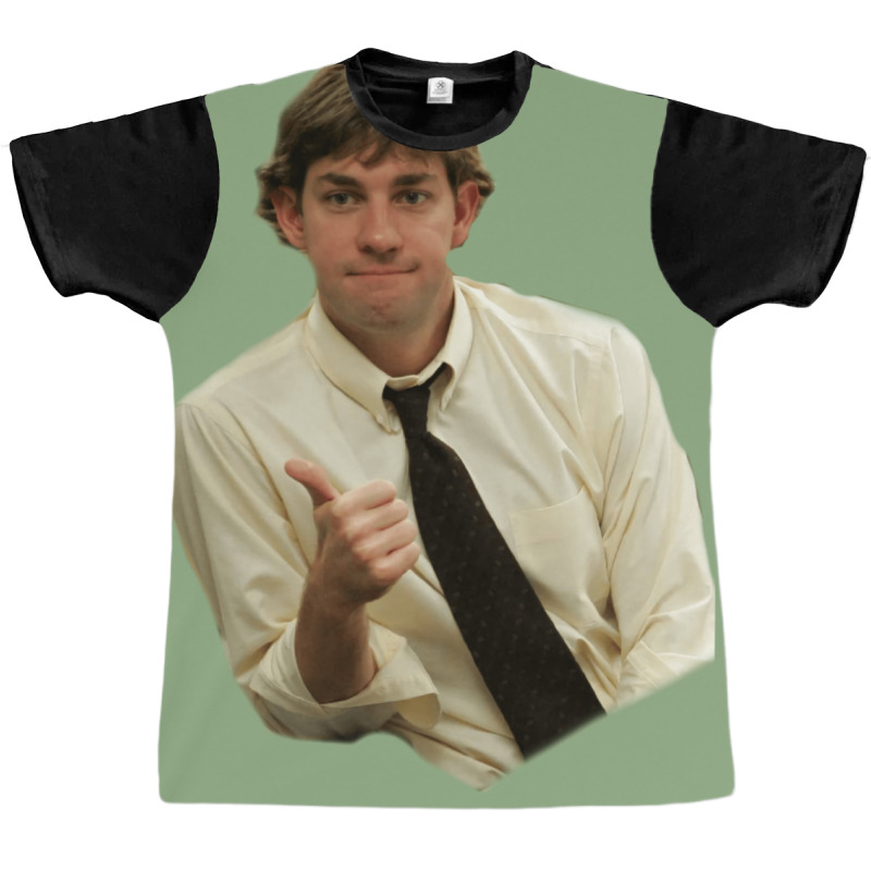 Jim Halpert Thumbs Up Graphic T-shirt by persiefennink | Artistshot