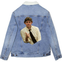 Jim Halpert Thumbs Up Unisex Sherpa-lined Denim Jacket | Artistshot