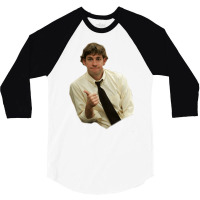 Jim Halpert Thumbs Up 3/4 Sleeve Shirt | Artistshot