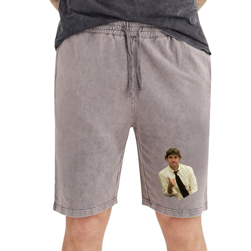 Jim Halpert Thumbs Up Vintage Short by persiefennink | Artistshot