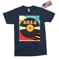 Vintage Retro 2014 Birthday  Vinyl Music Girl Exclusive T-shirt | Artistshot