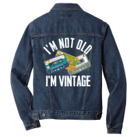 Birthday Im Not Old Im Vintage Vintage Men Denim Jacket | Artistshot