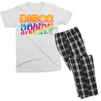 Disco Music Gift Quote Men's T-shirt Pajama Set | Artistshot