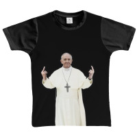 High Resolution Standing Bird Flipping Pope Franci Graphic Youth T-shirt | Artistshot