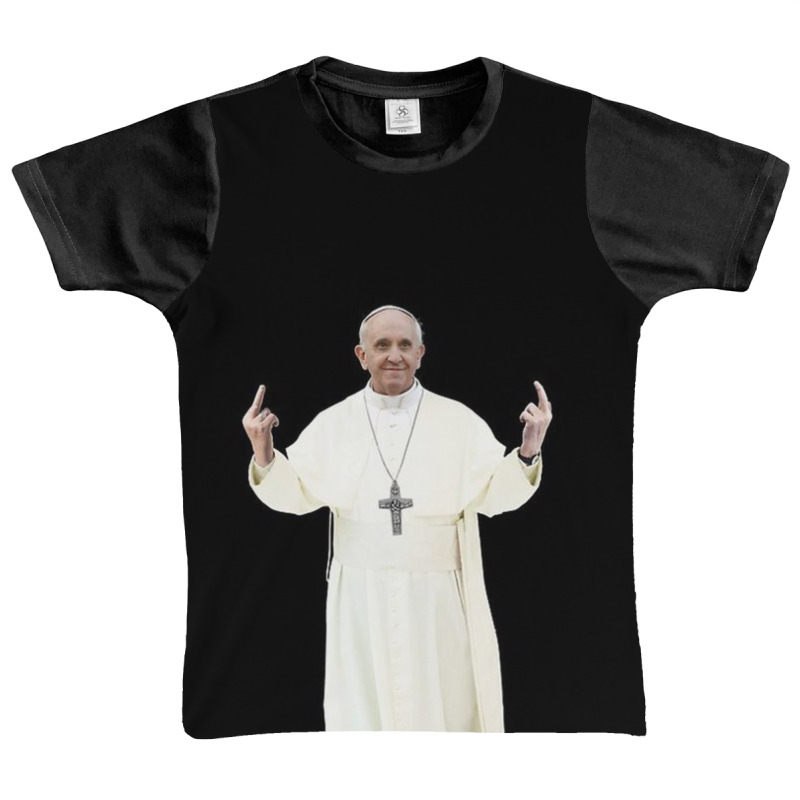 High Resolution Standing Bird Flipping Pope Franci Graphic Youth T-shirt | Artistshot