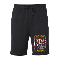 Vintage Birthday 1933 Aged To Perfection 1933 Birt Fleece Short | Artistshot